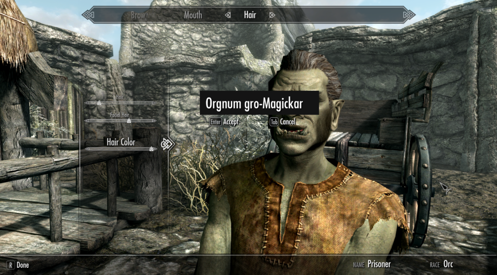 Skyrim Orc Mage Orgnum Gro Magickar